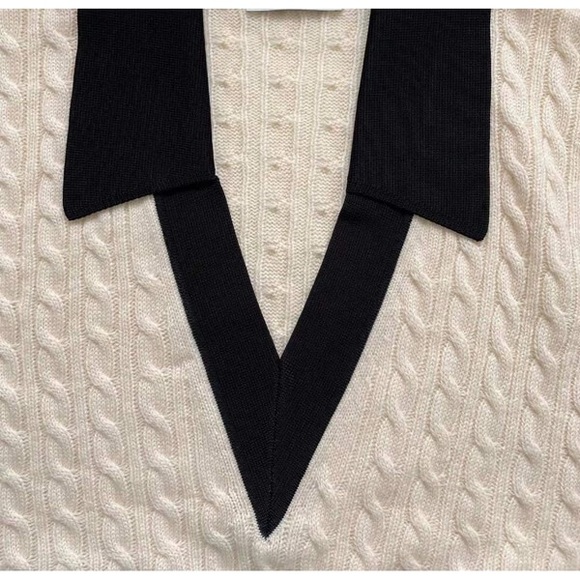 NWOT Sandro Suzy Cable Knit Vest - Picture 4 of 5